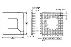 China Integrated Circuit Chip ENHANCED 32-BIT MICROPROCESSOR  MC68030RC16B/25A MOTOROLA  PGA  supplier