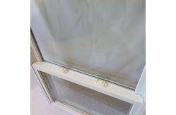 China 105MM Vinyl Profile PVC Ventilator Window White With Grill supplier