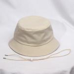 Unisex Pure Cotton Outdoor Sun Hat Beach With Protection Fisher Bucket Cap 58CM for sale