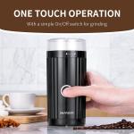 ABS Easy Clean Coffee Machine Small Commercial Coffee Bean Grinder Machine Appliance ETL