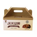 Order Printed F-Flute Corrugated Paper Packaging Carrier Box For Nuts for sale