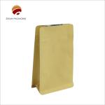 Adhesive Seal Flat Bottom Bag Custom Printing