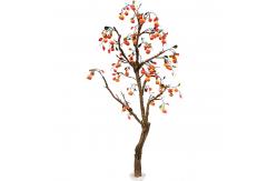 China 120cm Artificial Persimmon Tree Real Look Natural Wood Trunk Plant supplier