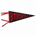 Custom Dye Sublimation Triangle Banner Flags Waterproof CMYK Printing for sale