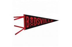 China Custom Dye Sublimation Triangle Banner Flags Waterproof CMYK Printing supplier