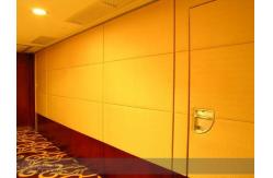 China Sliding Door Track Rollers Commercial Movable Partition Wall Acoustic Fabric Surface supplier