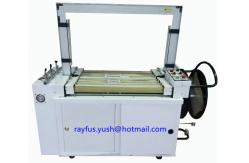 China Inline Box Erector Machine / Manual Semi Automatic Box Strapping Machine supplier