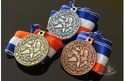 China Round Custom Design UIL Metal Award Medals Blank Medallion With 3D Effect supplier