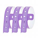 Water Resistant PVC Bracelet , Personalized Custom Wristbands For Events for sale