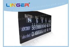 China Multi Purpose LED Baseball Scoreboard Remote Control With Time Function supplier