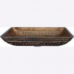 Large Rectangular Vessel Sinks Bathroom Hot Melt Hand Drawing
