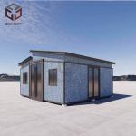 Earthquake Proof Prefab Flat Pack Folding House With PU Insulation
