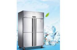 China Four Door Restaurant Style Refrigerator Freezer Direct Cooling 240V 60Hz supplier
