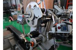 China Automatic bottle labeling machine PLC control with code printing, sticker apply supplier
