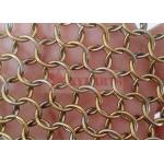 0.8x7mm Welded Type Ring Mesh Curtain For Interior Decoration for sale