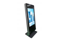 China Hotel Lobby Information Display Kiosk , Aluminum Frame Interactive Multimedia Kiosk supplier