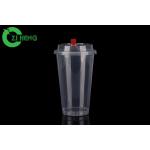 Red Heart Plug Disposable Plastic Lids , Hard Plastic Dome Lids FDA Standard for sale