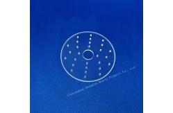 China Custom Corrosion Resistant Transparent Quartz Punched Sheet supplier