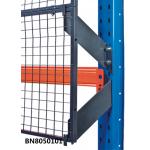 Assembled Pallet Rack Back Guard , Square Tube Framed Wire Mesh Panels