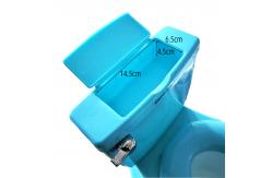 China Custom Logo Print Blue Baby Potty Toilet with EN71 Certified Materials supplier