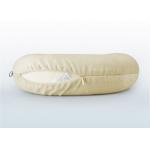Neck Rest Travel Pillow Relaxation Nap Cushion With Luxury Blue Plush Velour Cover