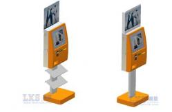 China Vandal-Proof Dual Screen Kiosk With SAW Touchscreen Use For Government Halls supplier