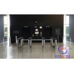 Led LOGO Anti Climbing Swing Barrier Gate Double Channel With CE Certificated for sale
