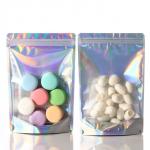 180 Microns Body Scrub Pouch MOPP Transparent Stand Up Pouch With Zipper for sale