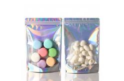 China 180 Microns Body Scrub Pouch MOPP Transparent Stand Up Pouch With Zipper supplier