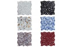 China Cobble Pebble Shaped Glass Mosaic Tiles Glossy Mosaic Kitchen Wall Pebble Mosaic supplier
