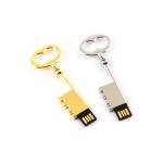 128GB Metal Key Flash Drive Conform US Standard Silver And Gold Shiny Retro USB for sale