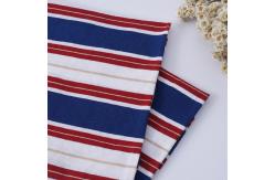 China Plain Soft And Linen Cotton Striped Material Fabric For Polo Shirt supplier