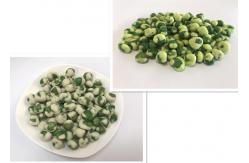 China Coated Wasabi Flavor Green Peas Snack Low Fat Kosher Certificate supplier