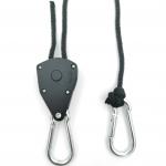 1/8 Plant Grow Light Hanger Hanging Fixture Rope Tensioner Hanger With Adjustable Ratchet for sale