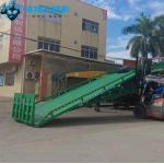 15 Tons Green Mobile Dock Ramp Warehouse Portable Truck Loading Ramp for sale