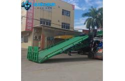 China 15 Tons Green Mobile Dock Ramp Warehouse Portable Truck Loading Ramp supplier