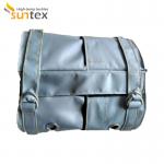 Silicone Rubber Coated Fiberglass Fabric for Insulation Glass Fabric Removable Insulation Jacket and cover for sale