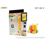Coins And Notes Acceptors Orange Juice Vending Machine With Smart Change System for sale
