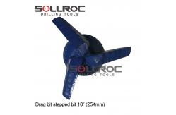 China SGS API REG Thread Tungsten Carbide Step Drag Bits With 3 4 Wings supplier