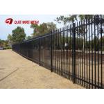 Powder Coated Wire Mesh Fence Panels Pregalvanized Spear Top Security Garrison