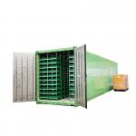 China CE 10000kg Animal Forage Grass Fodder Machine 600*400*120mm Tray manufacturer