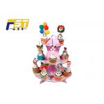 Biodegradable Cardboard Cake Display Screen Printing Customized Specification