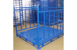 China Blue Demountable Stackable Warehouse Racks 500KG Load Stillage Rack supplier