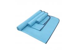 China Absorbent Cheap Exercise Microfiber Sports Towel Custom Foldable Yoga Mat Towel supplier