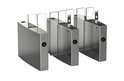 China Acrylic Panel  Pedestrian 1S SS304 Access Control Turnstile supplier