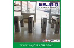 China Stainless Steel Housing Automatic Tripod Turnstile Gate With Traffice Light Indicator supplier