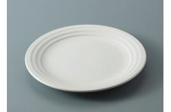 China FDA Ceramic Embossed Round Dinnerware Sets For Five Star Hotel supplier