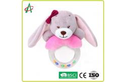 China CE Baby Bear Rattle , 21cmx8.5cm Stuffed Animal Rattle supplier