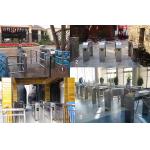 Stainless steel full automatical ticket machine barcode tripod turnstile for Spanish canime for sale