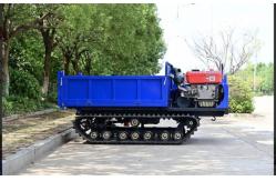 China Self-Propelled Dumper Hydraulic Dumping 5tons Maximum Loading GF5000d Rubber Track Crawler Dumper supplier